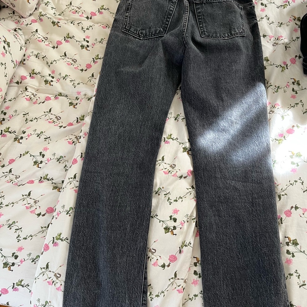 SLVRLAKE Women's High Rise Jeans - Gray - Picture 2 of 4
